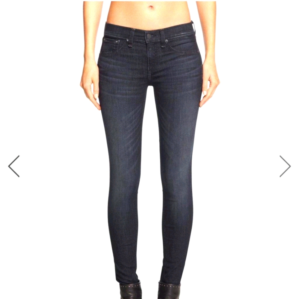 Rag and Bone Mid-Rise Skinny Jeans